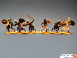 Солдатики 1/32 DSG Средневековые арабы 6 шт 2