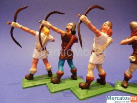 Солдатики 1/32 DSG Викинги пешие Лучники 6 шт 3