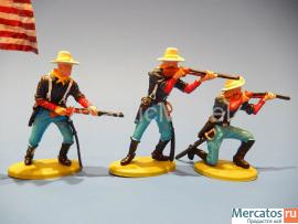 Солдатики 1/32 DSG Спешенная 7-я кавалерия 6 фигур 7