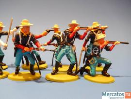 Солдатики 1/32 DSG Пешая 7-я кавалерия 12 фигур 4