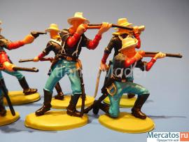 Солдатики 1/32 DSG Пешая 7-я кавалерия 12 фигур 8