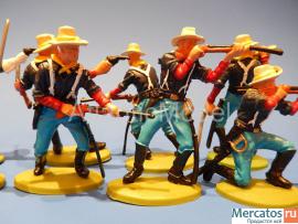 Солдатики 1/32 DSG Пешая 7-я кавалерия 12 фигур 10