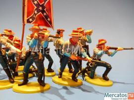 Солдатики 1/32 DSG Спешенная кавалерия Конфедераци 4
