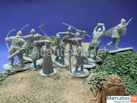 Солдатики 1/32 CONTE Норманы set 1 Раритет 10 шт 2