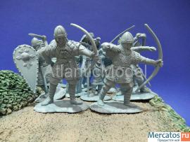 Солдатики 1/32 CONTE Норманы set 1 Раритет 10 шт 5