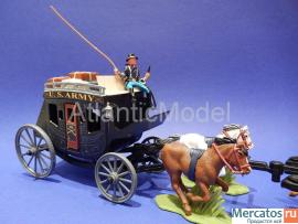 Солдатики 1/32 DSG Дилижанс Федеральной армии США 3
