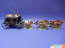 Солдатики 1/32 DSG Дилижанс Федеральной армии США 10