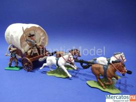 Солдатики 1/32 DSG Обоз с ковбоем и мексиканцем 7