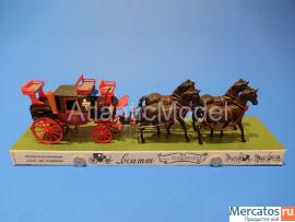 Модели 1/43 Brumm Дилижанс Королевской почты 1827 2