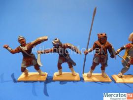Солдатики 1/32 DSG Пешие карфагеняне 6 фигур 6 поз 3