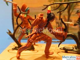 Солдатики 1/42 Britains Индейцы ковбой 40 мм Весте
