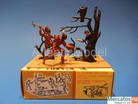 Солдатики 1/42 Britains Индейцы ковбой 40 мм Весте 4