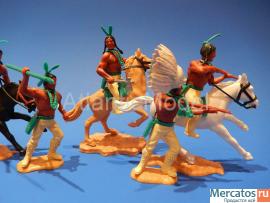 Солдатики 1/32 Timpo Индейцы Миссури 5 фигур Вестерн 4