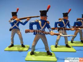 Солдатики 1/32 Britains Пехота Франции Бр. всадник