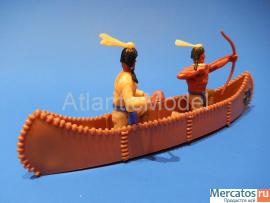Солдатики 1/32 Timpo Индейцы Осейджи в пироге 2 шт 7