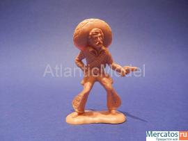 Солдатики 1/32 Reisler Пешие мексиканцы 4 фигуры 6