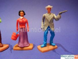 Солдатики 1/32 Elastolin Гражданские фигуры 4 шт 6