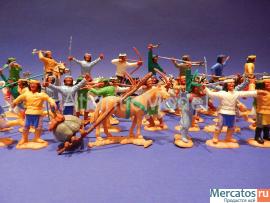 Солдатики 1/32 Timpo Индейцы Апачи Коллекция 32 шт 6