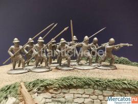 Солдатики 1/32 ExForce Французские арбалетчики коп 3
