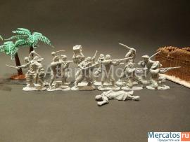 Солдатики 1/32 Barzso Пираты Остров сокровищ 13 шт 2
