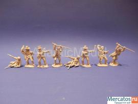 Солдатики 1/32 Paragon Аламо защитники Четыре Бежевый 2
