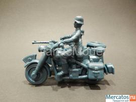 Солдатики 1/32 Atlantic Один мотоцикл БМВ Второй 5