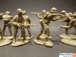 солдатики 1/32 AUSTIN США Морская пехота 12 шт