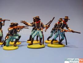Солдатики 1/32 DSG Спешенный 10-й полк Буффало 6