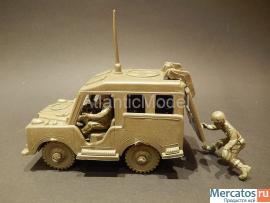 Солдатики 1/32 Atlantic Медицинский джип США 4