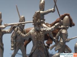 солдатики 1/32 Красные мундиры Британцы 6 солдатиков 6 поз 6