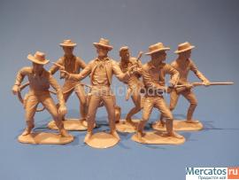 Солдатики 1/32 CANE Ковбои 6 фигур 6 поз 65 мм 4