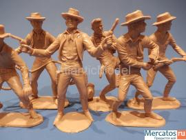 Солдатики 1/32 CANE Ковбои 6 фигур 6 поз 65 мм 9