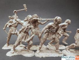 Солдатики 1/32 Barzso Гуроны шесть фигур №2 #7 6