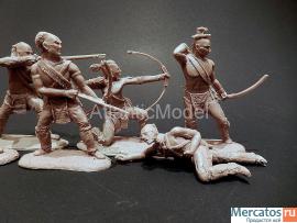Солдатики 1/32 Barzso Шайенны шесть фиур 2