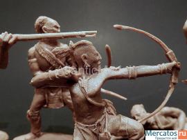 Солдатики 1/32 Barzso Шайенны шесть фиур 4