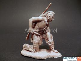 солдатики 1/32 Barzso Шайенн снимающий скальп 2