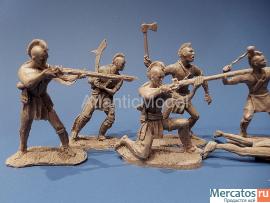 cолдатики 1/32 Barzso Могавки #1 шесть фигур 6