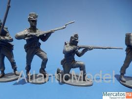 солдатики 1/32 A Call to Arms Бельгийская пехота 4 шт 2