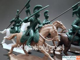 солдатики 1/32 EXFORCE Фр уланы с офицером 5А 6