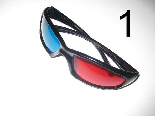 Пластиковые анаглифные 3d очки