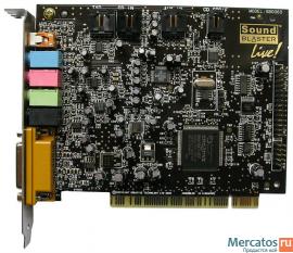 PCI, 5.1CH, разрядность ЦАП: 16 бит, частота дискретизации ЦАП:  2