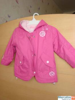 Продам дет.куртку на флисе р.86-98