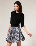 Топ ASOS с рукавом до локтя и вырезом лодочкой