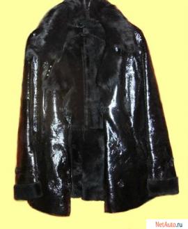 Куртка дубленка кожаная 42- 44р