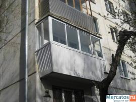 Пластиковое и алюминиевое остекление балконов