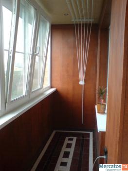 Пластиковое и алюминиевое остекление балконов 5