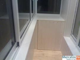 Пластиковое и алюминиевое остекление балконов 10
