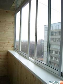 Теплое остекление балкона 7 915 037-86-39 5
