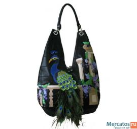 Эксклюзивные сумки Patchwork натуральная кожа 2