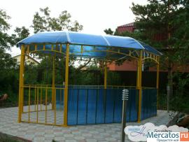 навесы,теплицы,беседки и детские городки 5